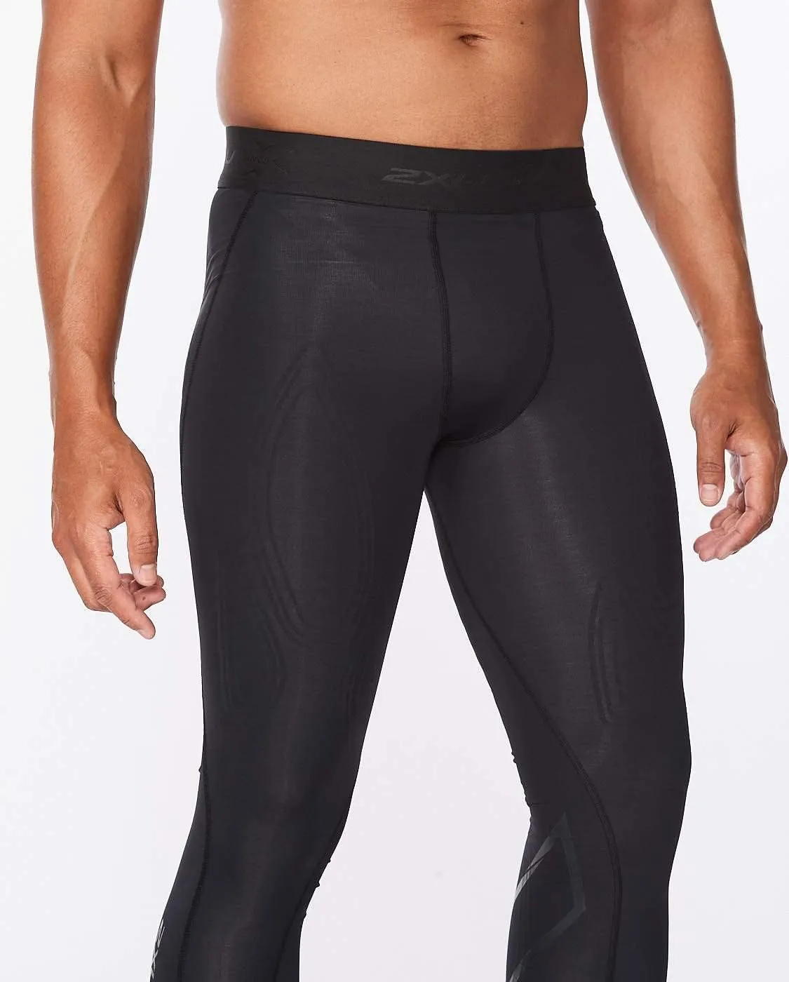 2XU Men's Force Compression Tights - High Performance, Reduced Muscle Movement