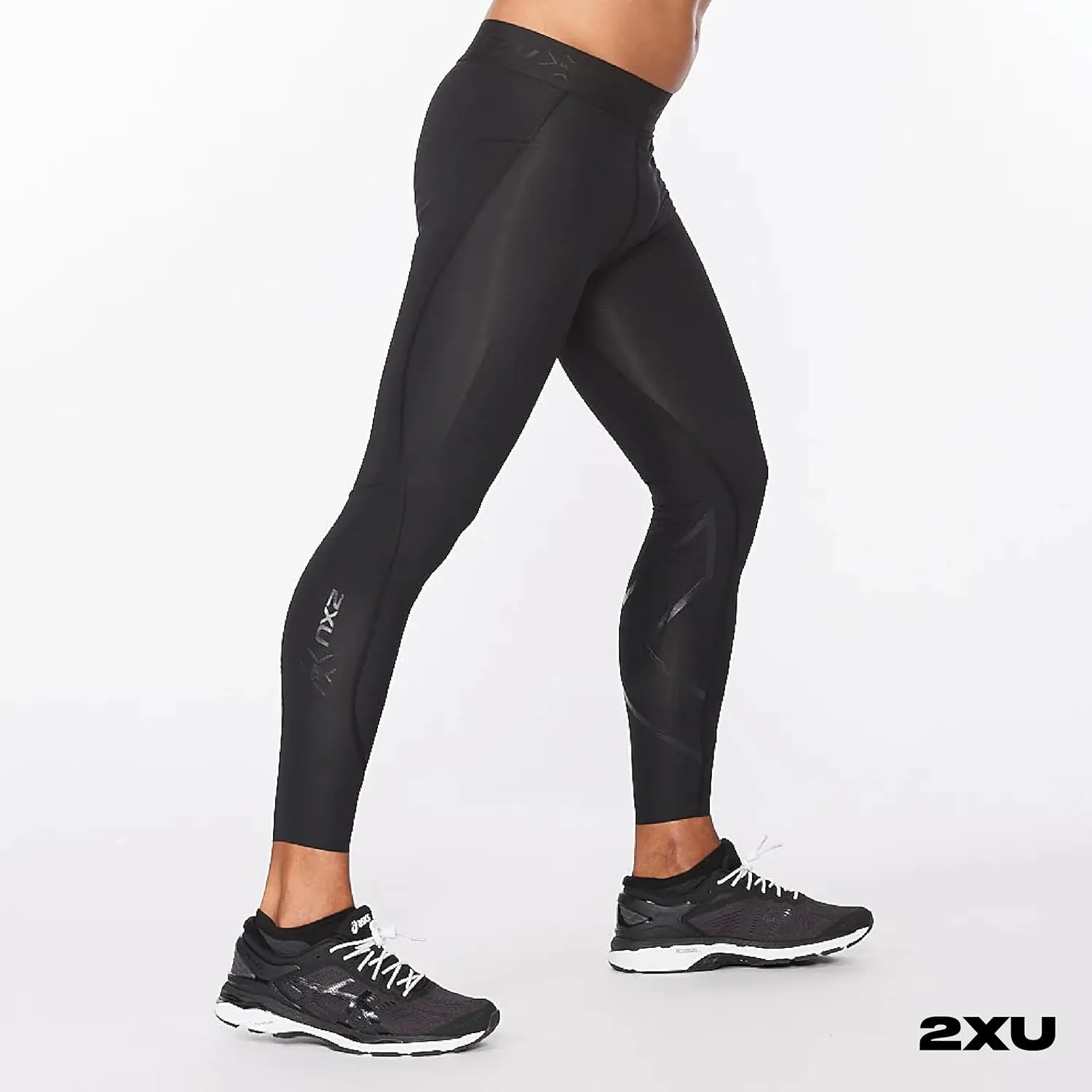 2XU Men's Force Compression Tights - High Performance, Reduced Muscle Movement
