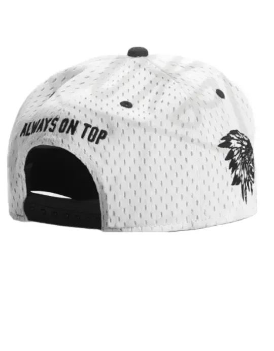 Armed & Dangerous White Snapback Cap