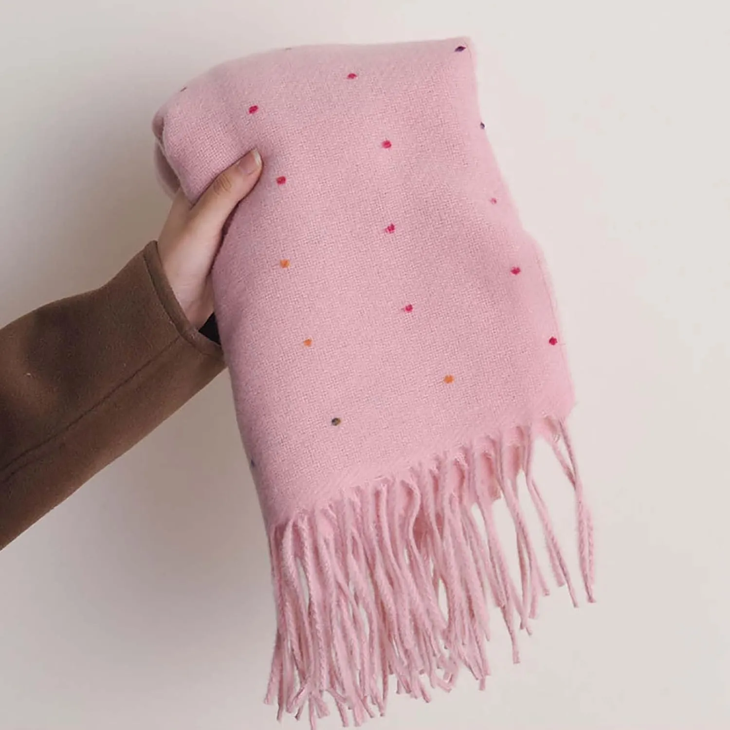 Blanket Scarf Winter Warm Scarfs Women Cashmere Feel Lightweight Soft Oversized Stylish Tartan Scarves Shawl Wraps