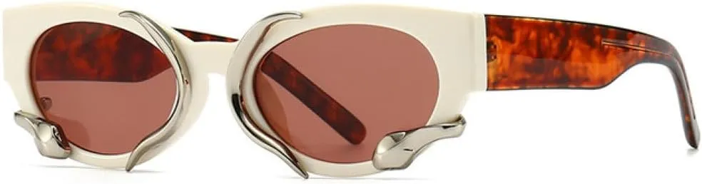 Cat Eye Sunglasses Woman Small Frame Sun Glasses Female Vintage Hip Hop Punk