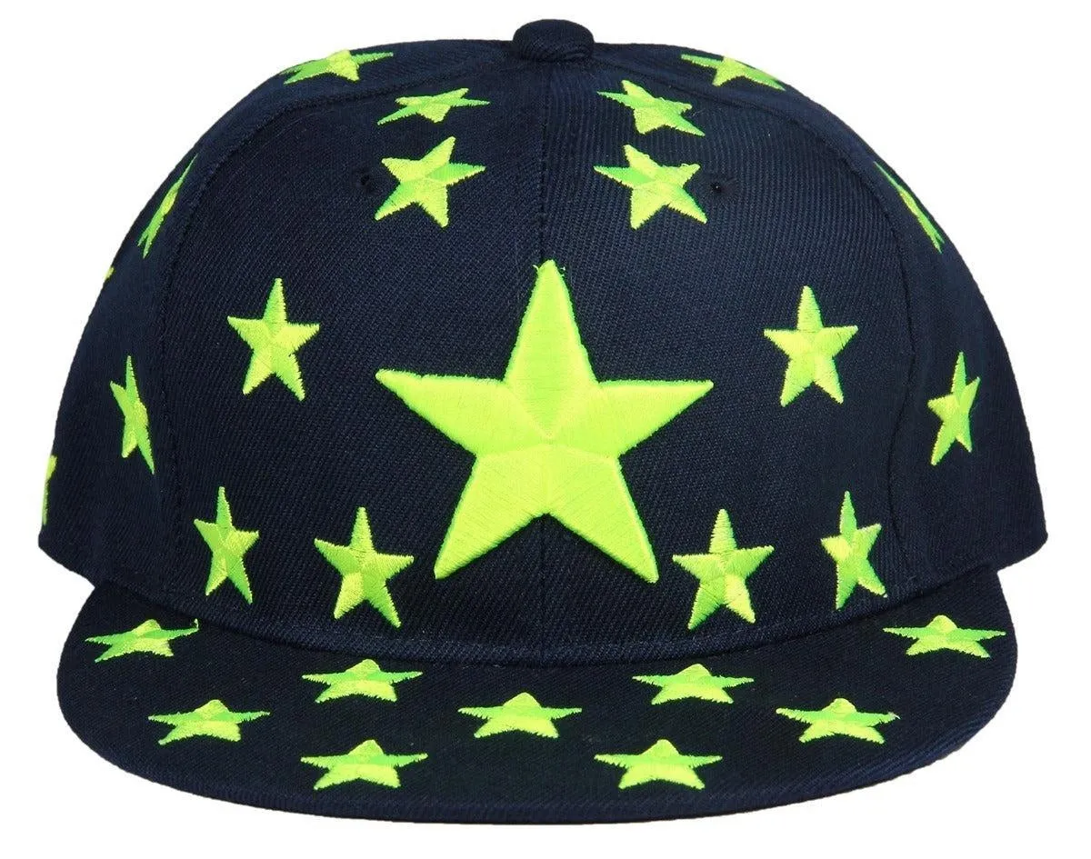 FabSeasons Blue Casual Snapback, HipHop, Flat, Summer Cap