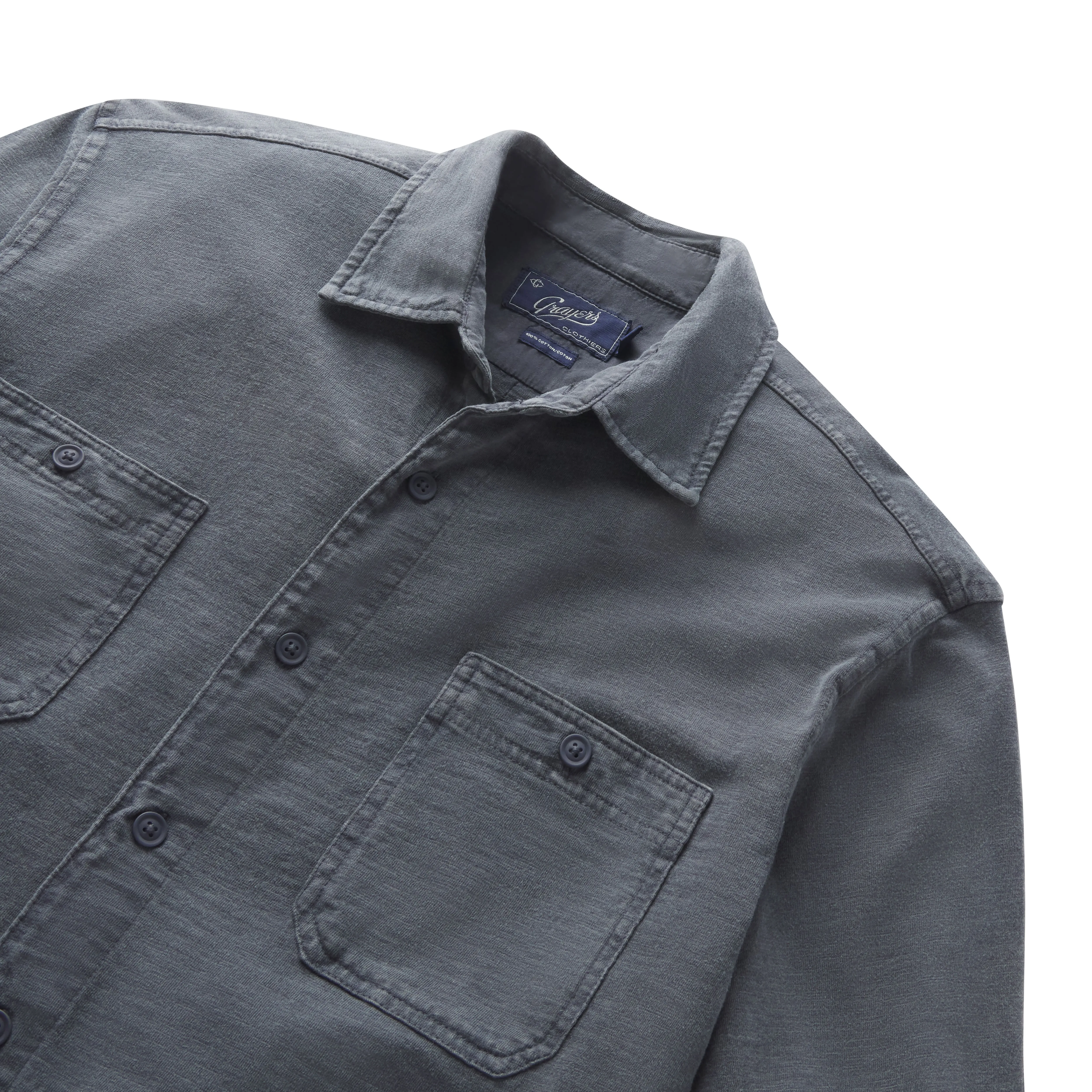Flex Everyday Knit Shirt - Washed Navy