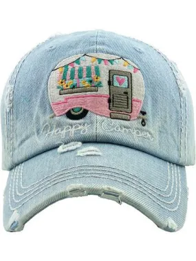 HAPPY CAMPER BUNTING LIGH DENIM HAT
