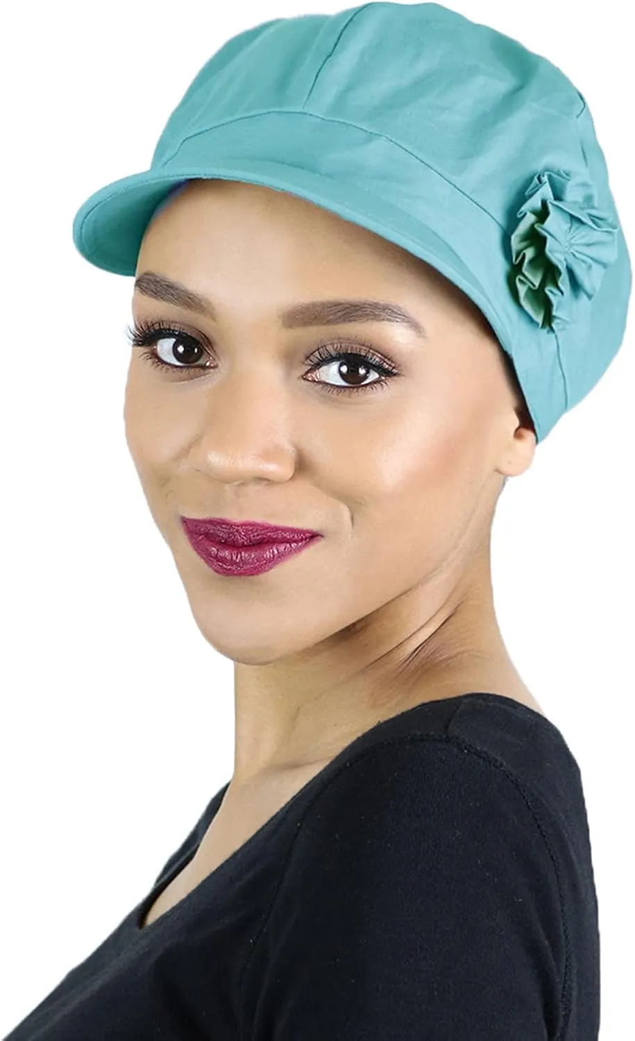 Hats Scarves & More Chemo Headwear for Women Summer 100% Cotton Newsboy Cancer Hats 50  UPF Sun Protection Brighton