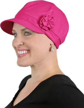 Hats Scarves & More Chemo Headwear for Women Summer 100% Cotton Newsboy Cancer Hats 50  UPF Sun Protection Brighton