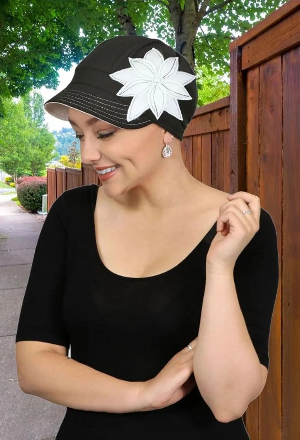 Hats Scarves & More Newsboy Hat Baseball Cap for Women Chemo Headwear Cancer Sun Hat 50  UPF Sun Protection Day Tripper