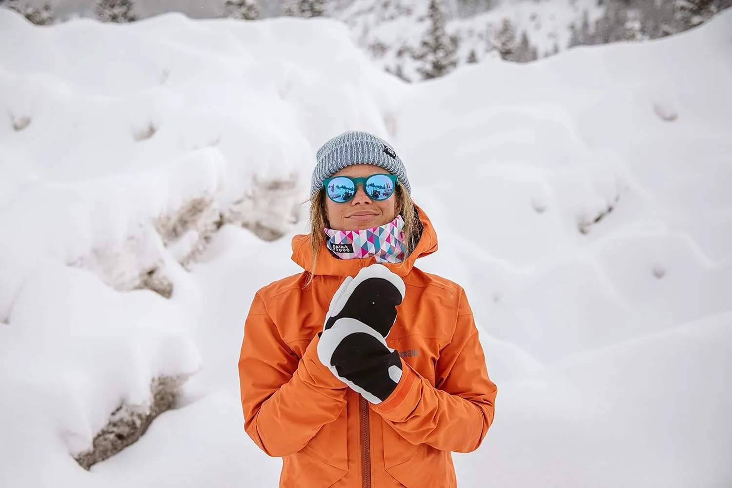 Hestra Women's Patrol Gauntlet Mitt - Warm, Durable Glove for Winter, Skiing and Snow