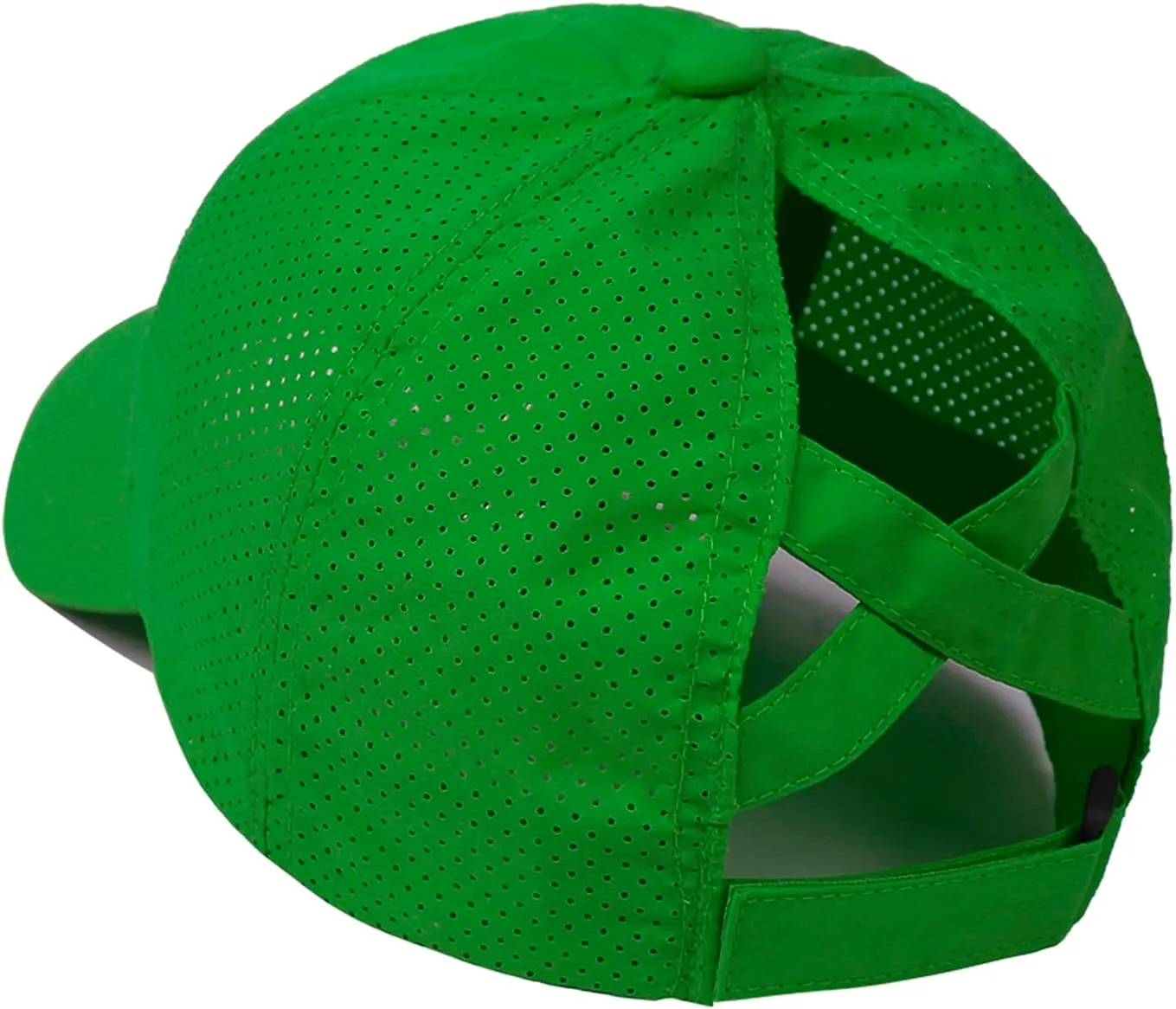 HGGE Womens Criss Cross Ponytail Baseball Cap Adjustable High Messy Bun Ponycap Quick Drying Hat
