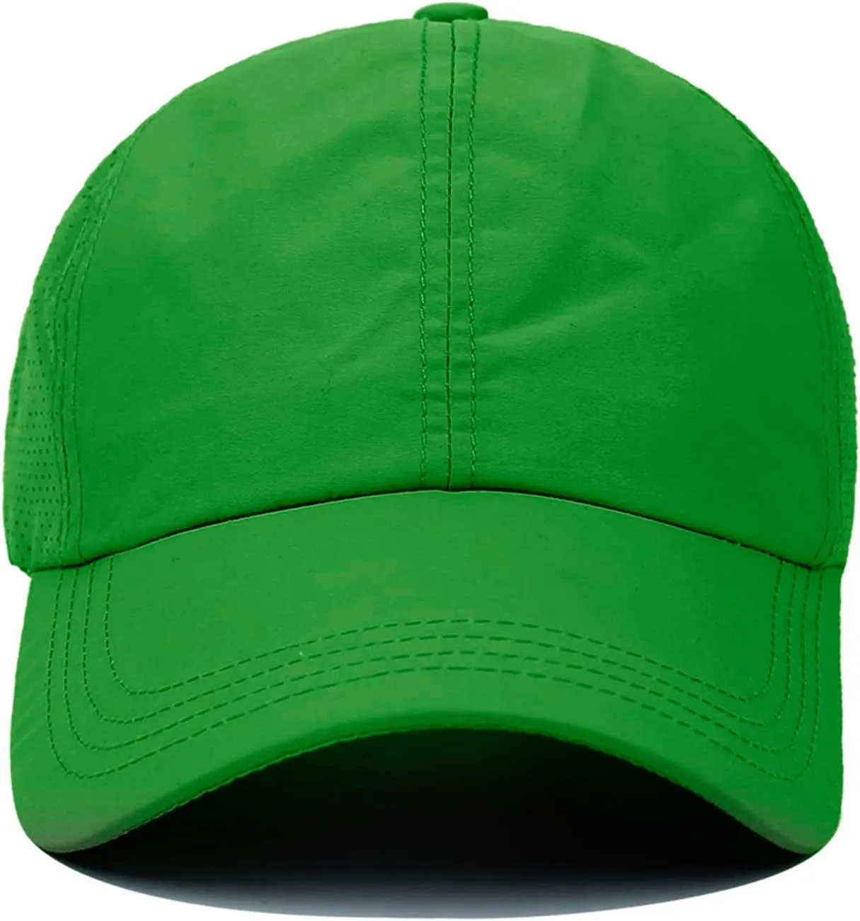 HGGE Womens Criss Cross Ponytail Baseball Cap Adjustable High Messy Bun Ponycap Quick Drying Hat
