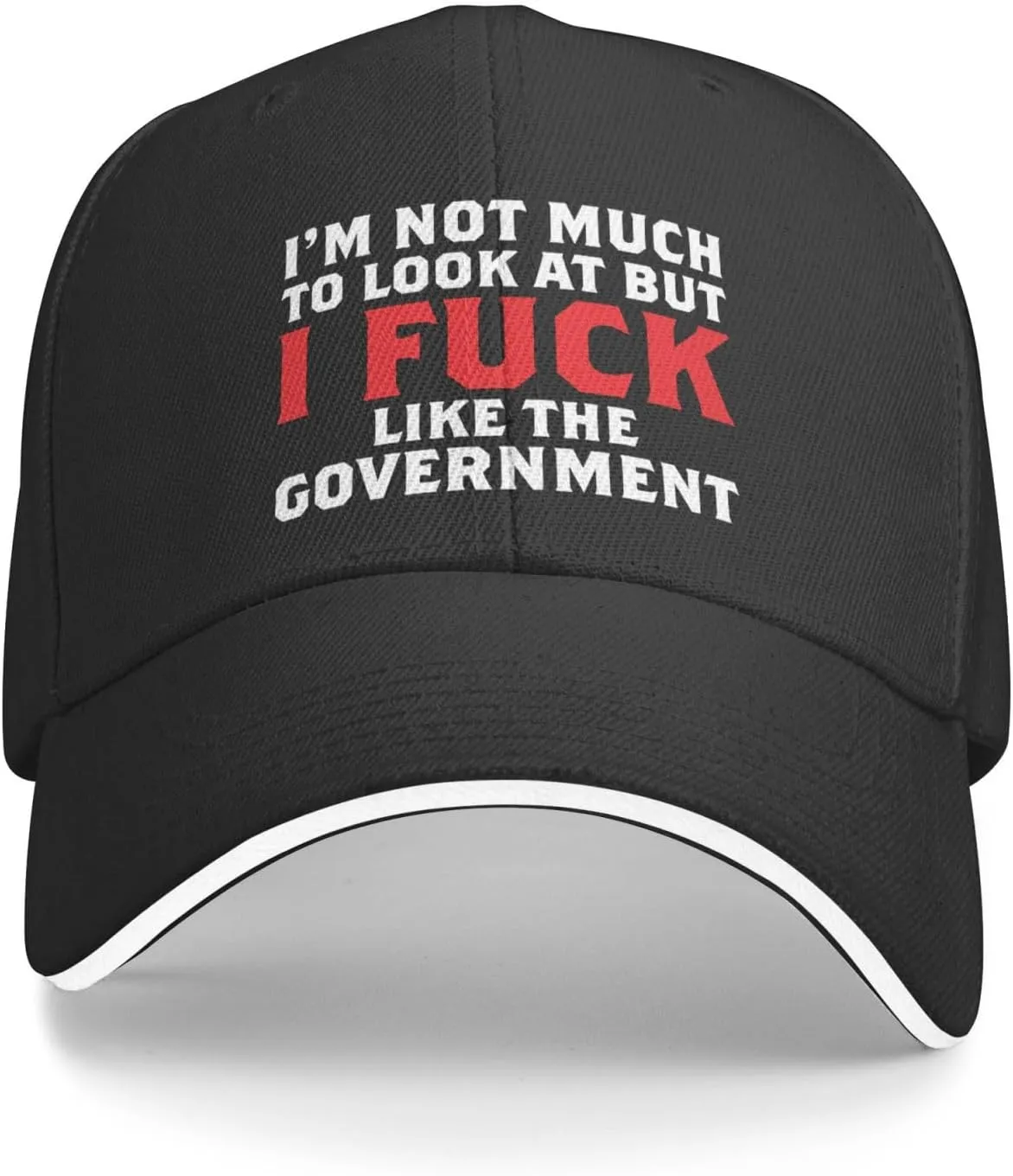 I Fucking Like The Government Hat Mens Wide Brim Baseball Cap Adjustable Low Profile Sports Dad Hats