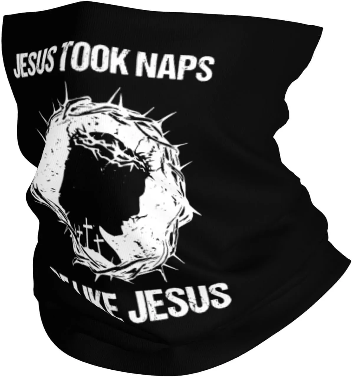 Jesus Took Nap Seamless Neck Gaiter Shield Scarf For Men Women Funny Face Mask Seamless Workout Sports Fashion Masked Decor
