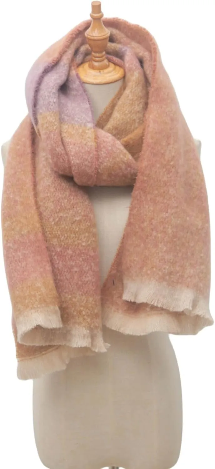 Large Scarf for Women - Winter Scarf for Women Fashion Cashmere Feel Scarfs Fashion Leopard Print Scarves Gaiter