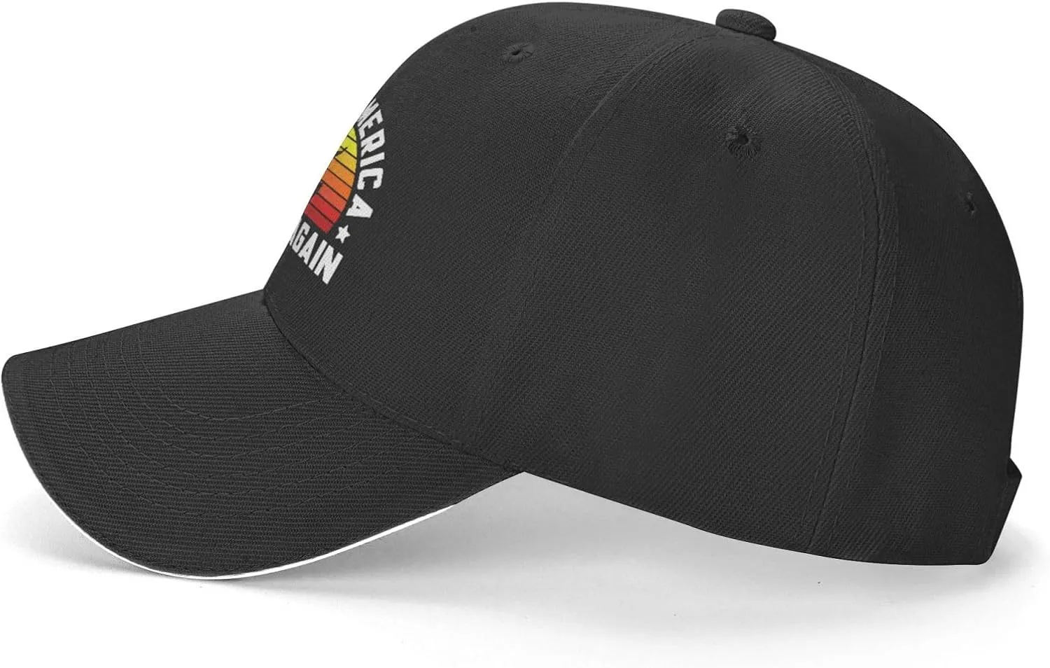 Make America Skate Again Skateboard Hat Mens Wide Brim Baseball Cap Adjustable Low Profile Sports Dad Hats