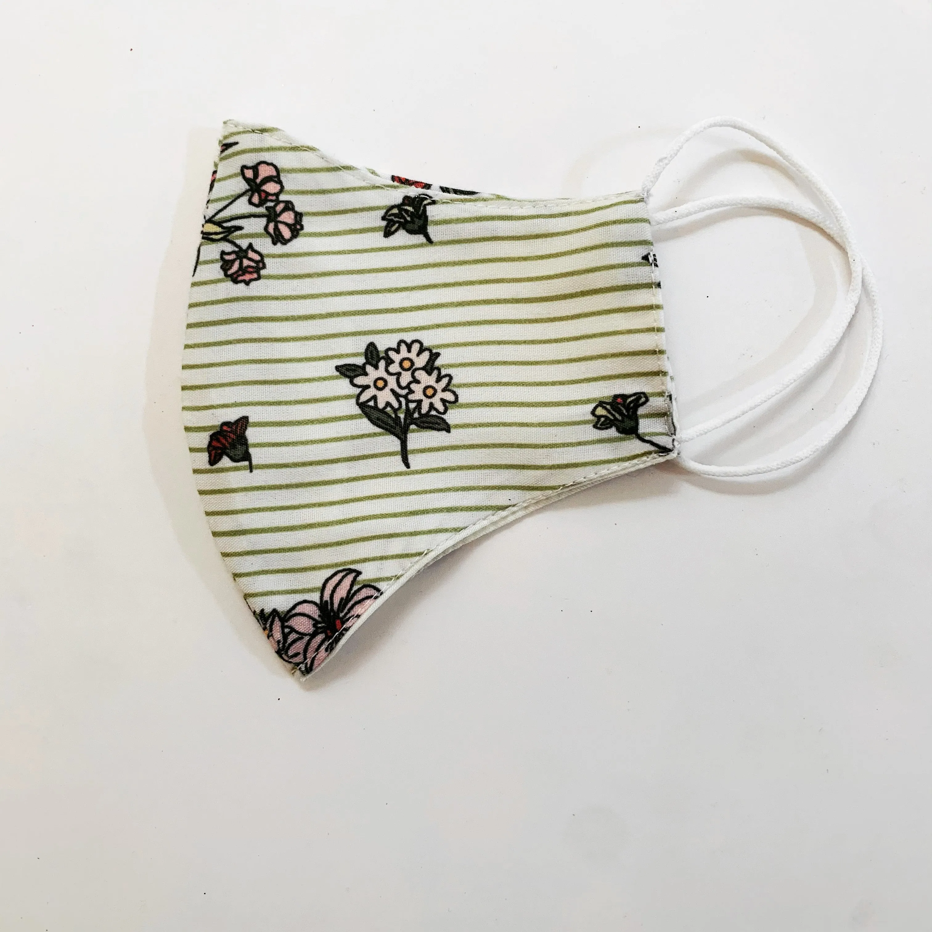 Pure Cotton Face Mask Online, Floral Pattern