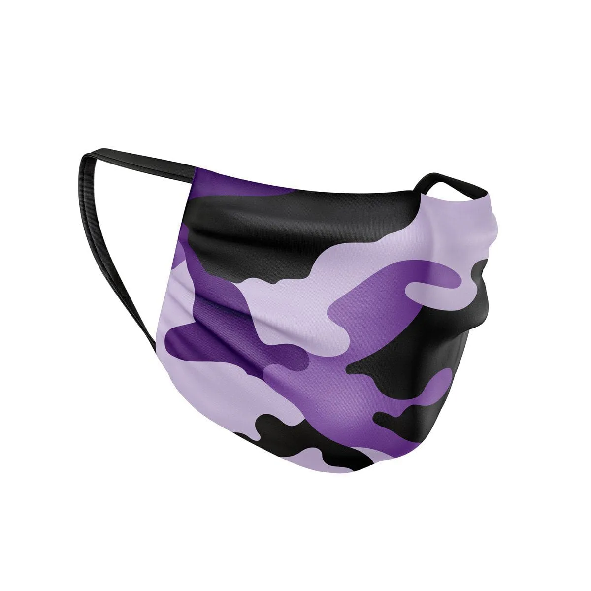 Purple Camo Face Mask