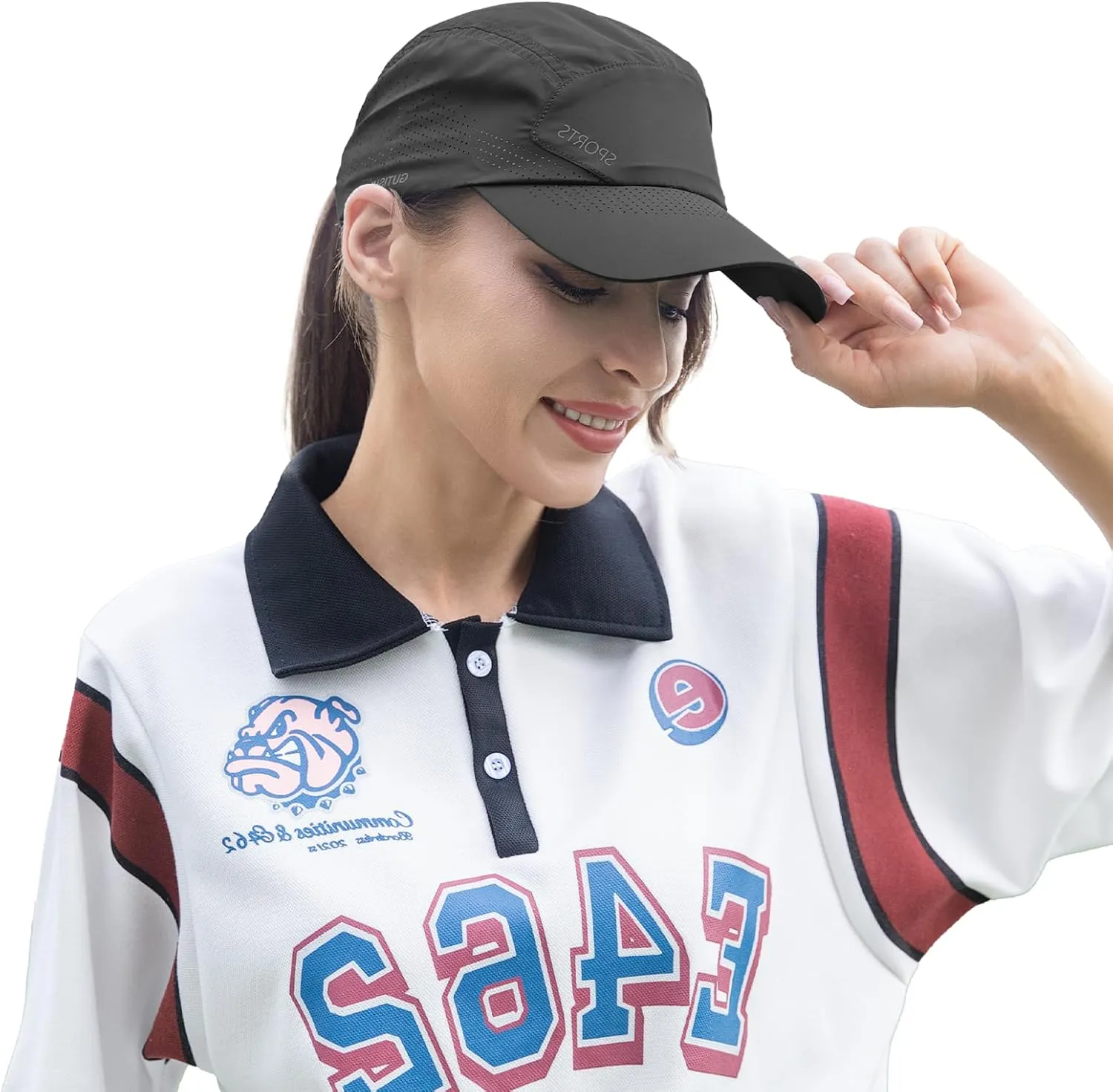 Quick Dry Running Hat Adjustable Cooling Baseball Hat Breathable Sport Cap Reflective UPF 50  Run Hats for Womens Men