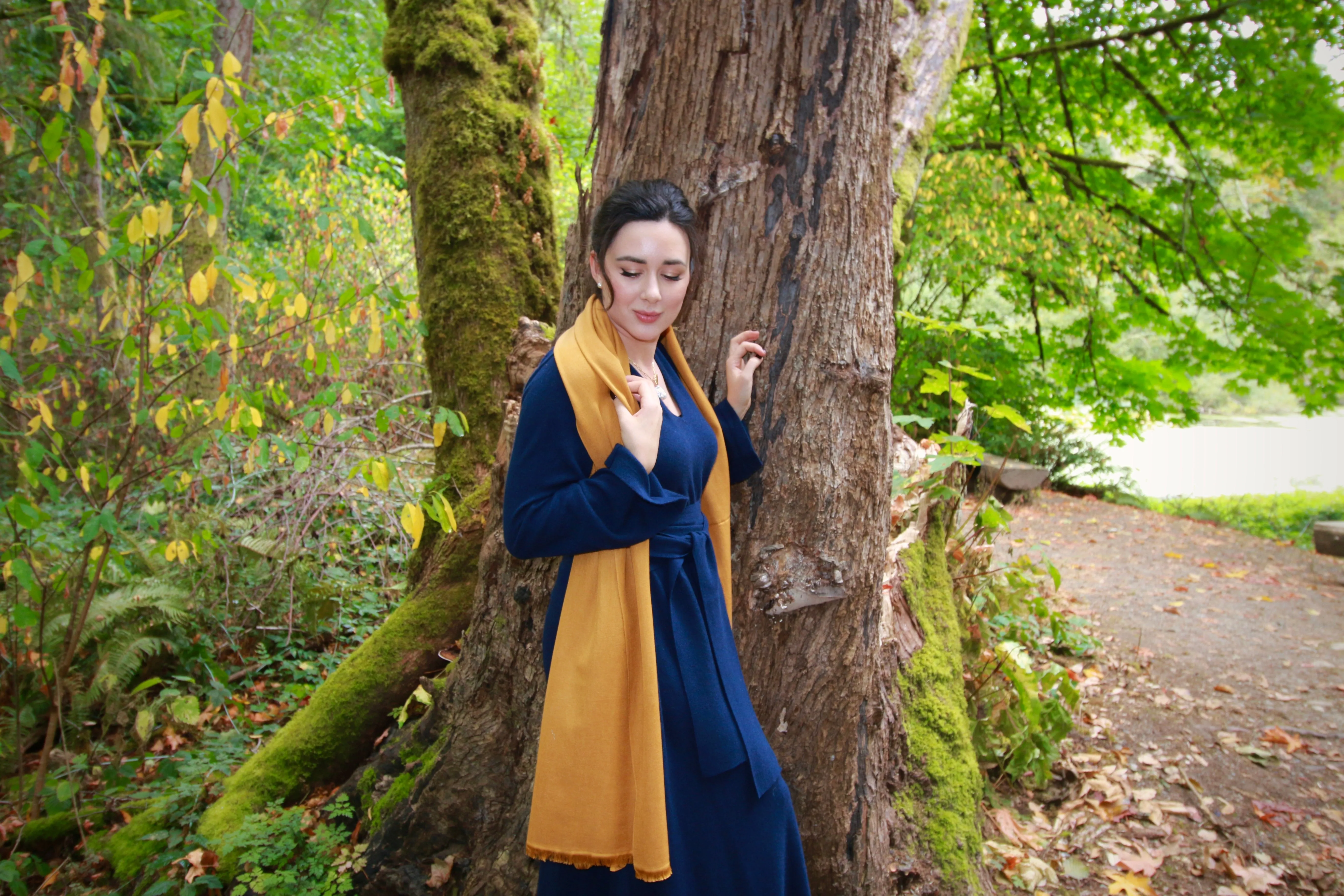 Rainbow Gem Cashmere Scarf Collection