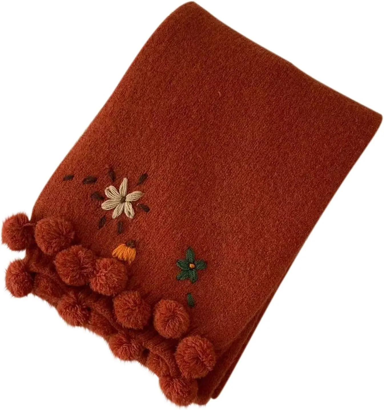 Scarfs for Women, Winter Scarf, Classic Aesthetic Pashmina Shawls and Wraps Cashmere Feel Scarfs Floral Long Scarves