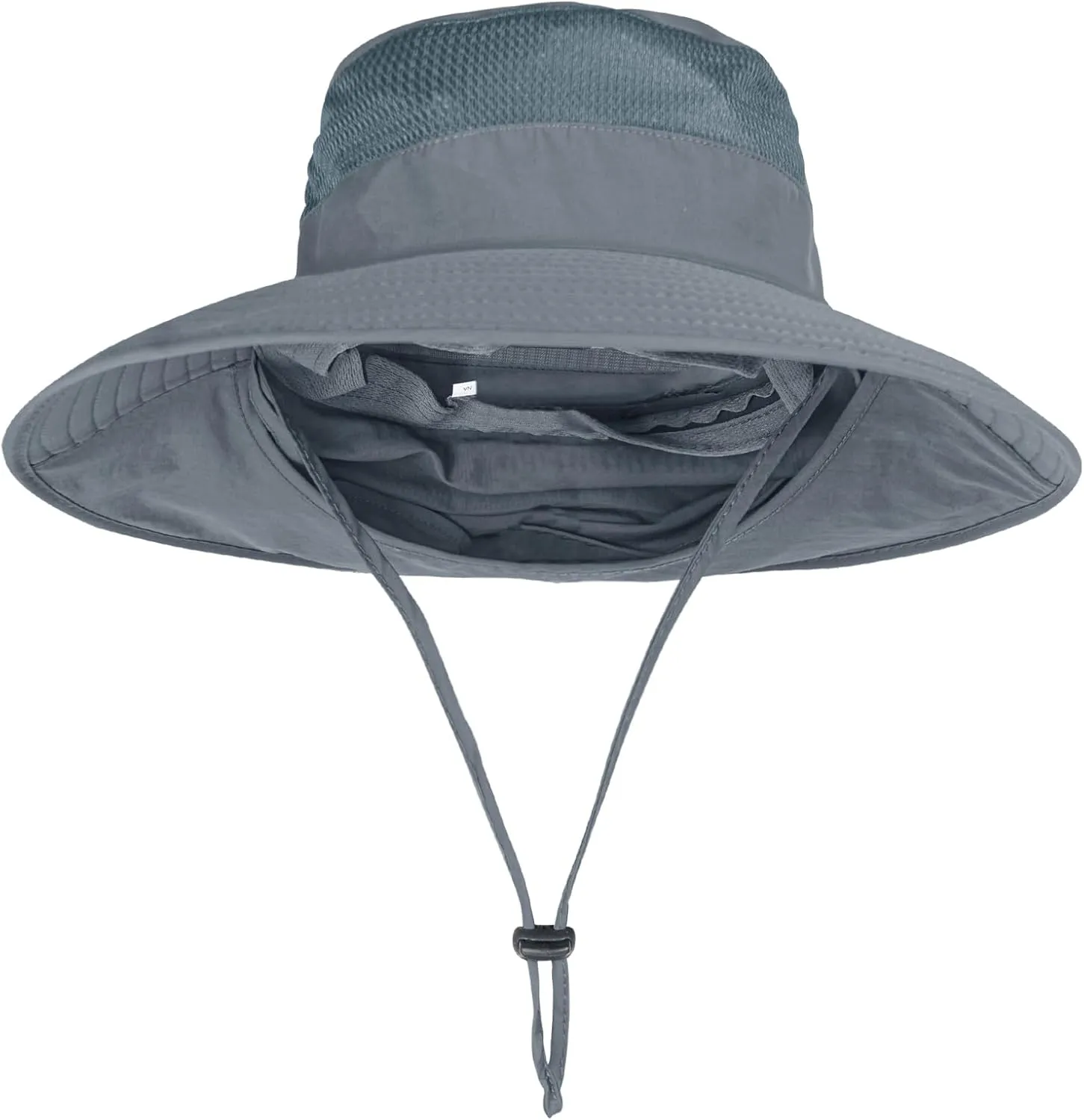 Sun Hats for Men Women Fishing Hat UPF 50  Breathable Wide Brim Bucket Hats Summer UV Protection Safari Hat with Neck Flap
