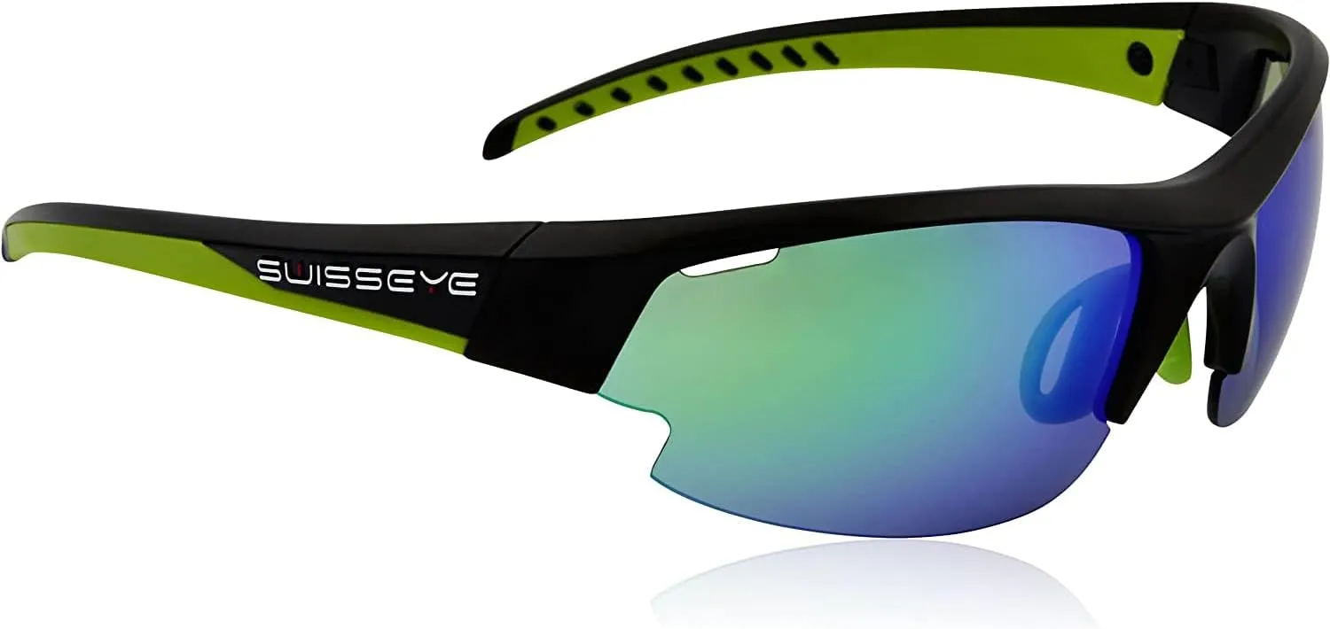 SWISSEYE Gardosa Re  Sports Sunglasses (100% UVA, UVB and UVC protection, shatterproof, adjustable nose area)