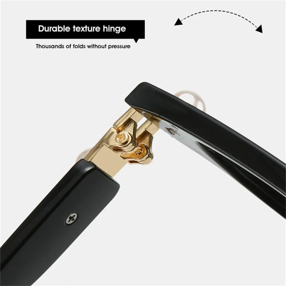 Vintage Cat Eye Sunglasses Women Sun Glasses For Female Pearl Ladies Eyeglasses UV400