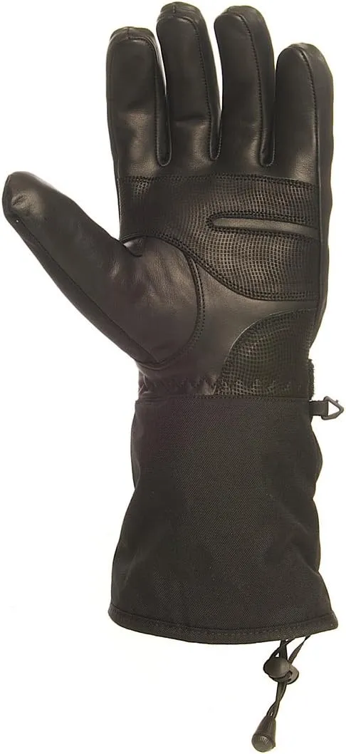 Volt Resistance Tatra 7v Black Heated Gloves for Men - Rechargeable Gloves for Winter Work, Ski, Snow Activities & More