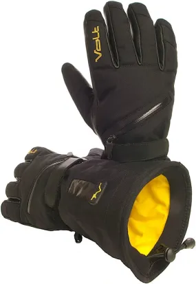 Volt Resistance Tatra 7v Black Heated Gloves for Men - Rechargeable Gloves for Winter Work, Ski, Snow Activities & More