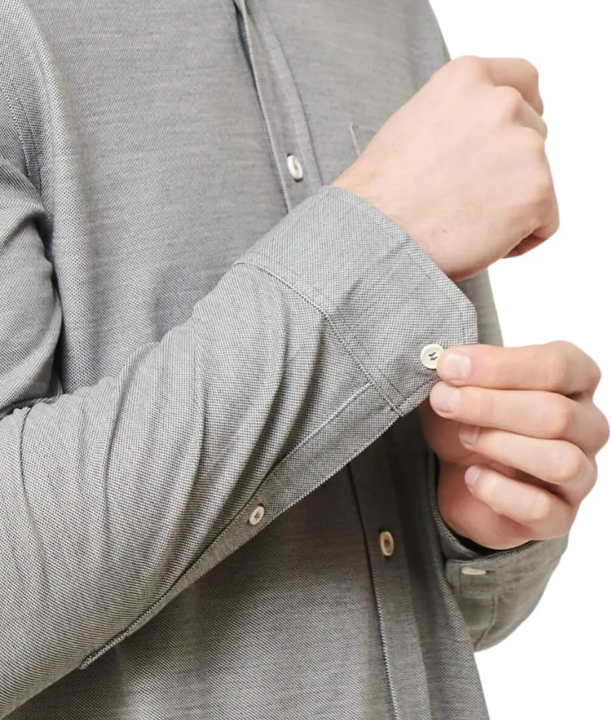 Western Rise Limitless Merino Wool Men's High Performance Button-Down Shirt