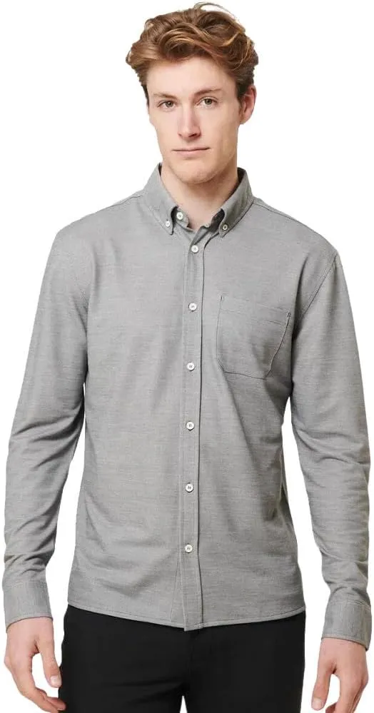 Western Rise Limitless Merino Wool Men's High Performance Button-Down Shirt
