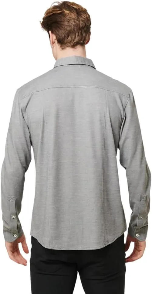 Western Rise Limitless Merino Wool Men's High Performance Button-Down Shirt