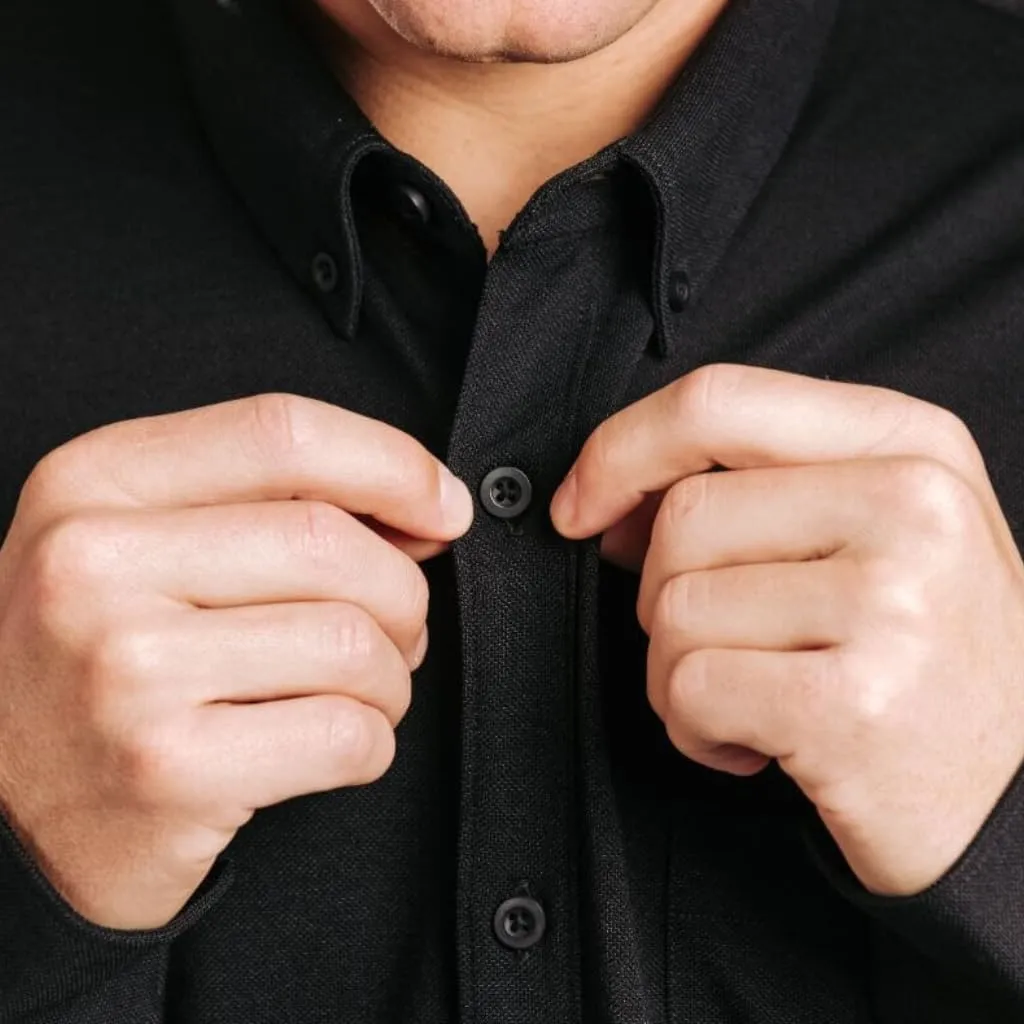 Western Rise Limitless Merino Wool Men's High Performance Button-Down Shirt