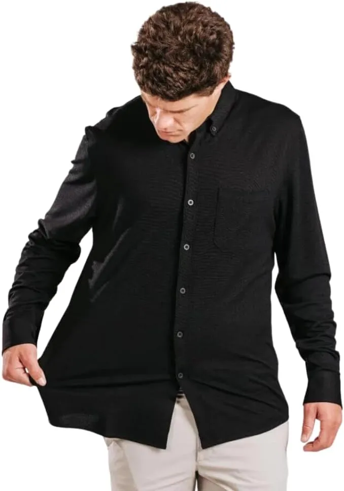 Western Rise Limitless Merino Wool Men's High Performance Button-Down Shirt