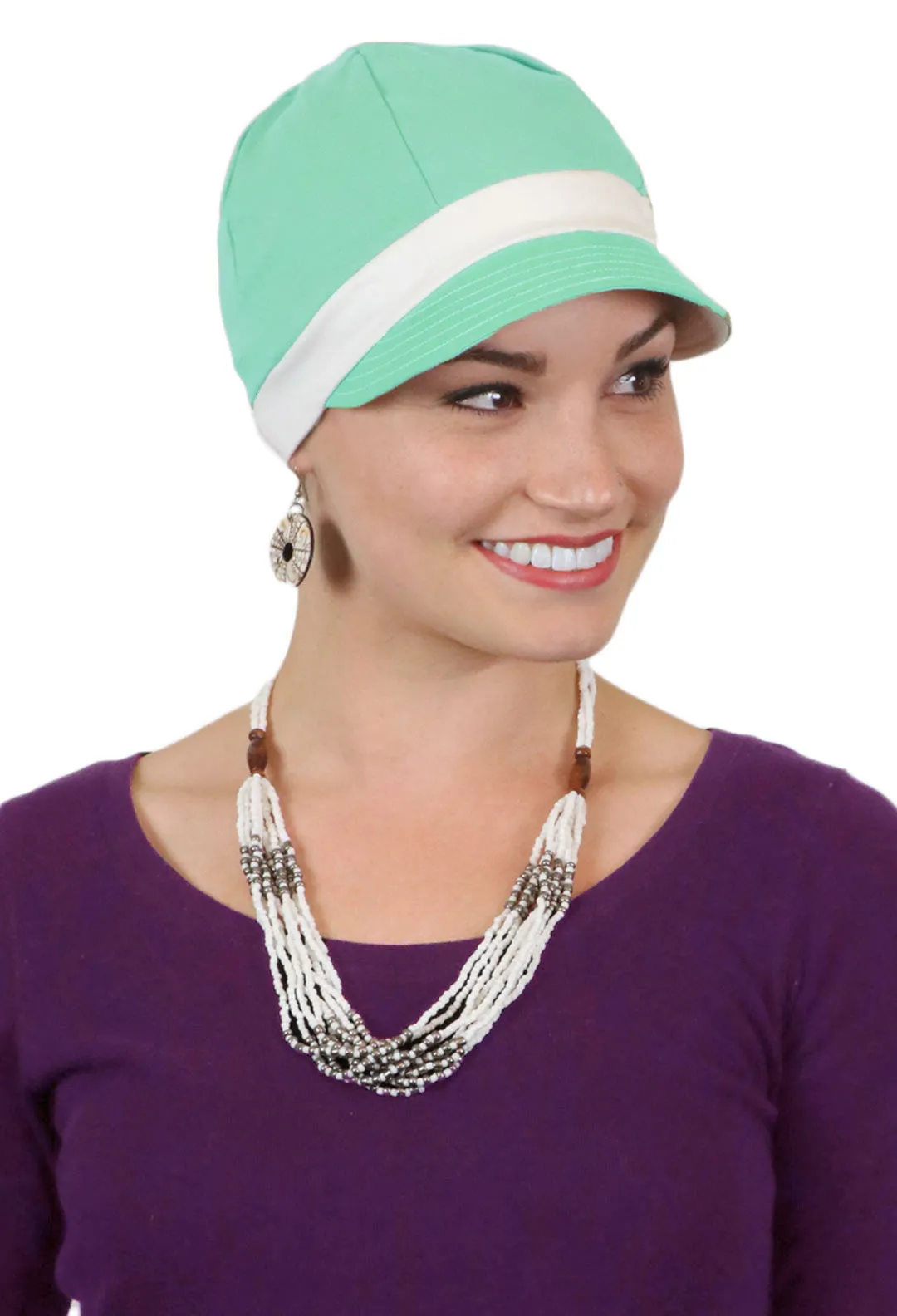 Whimsy Sport Soft Cotton Hat Chemo Headwear All Colors 50 UPF Sun Protection