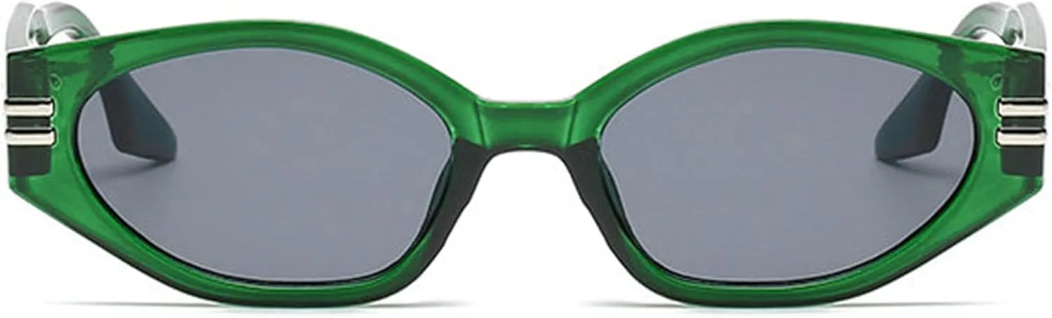 willochra Cat Eye Sunglasses Women Luxury Small Sun Glasses for Men Vintage Irregular Eyeglasses Black Green Goggles F27