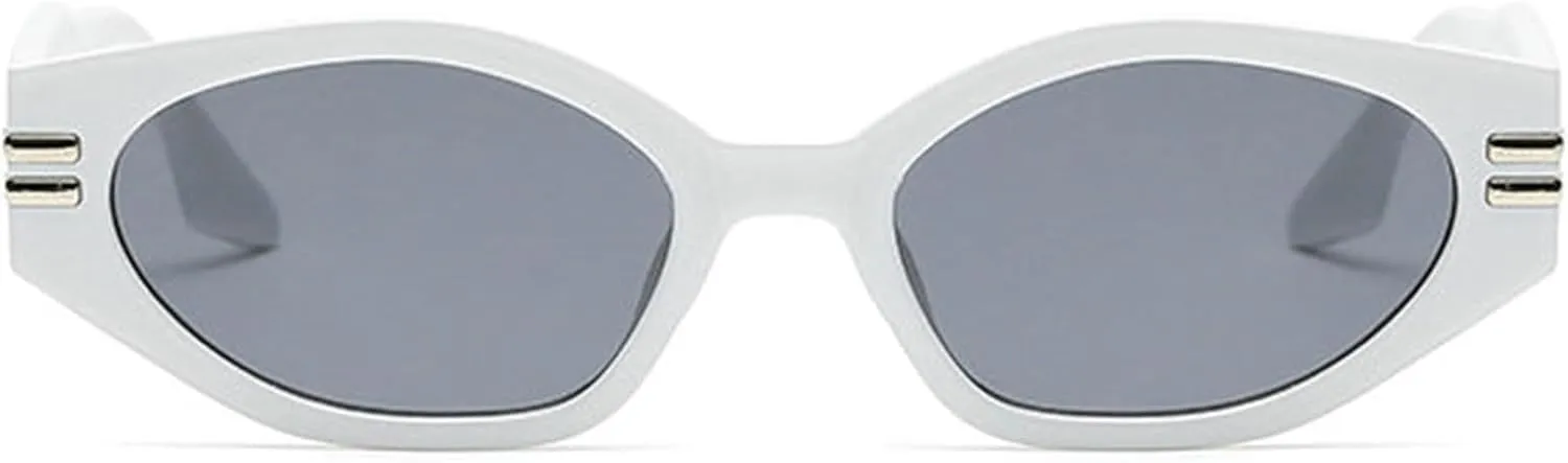 willochra Cat Eye Sunglasses Women Luxury Small Sun Glasses for Men Vintage Irregular Eyeglasses Black Green Goggles F27