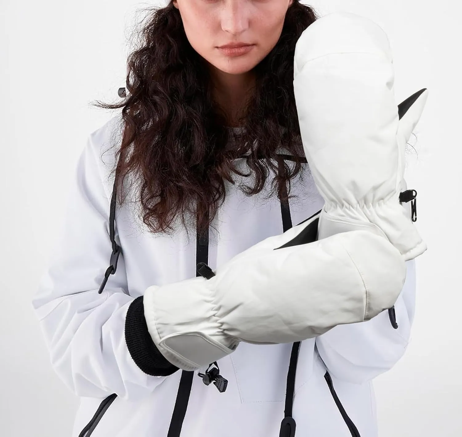 Winter-Ski-Snow-Gloves Men Women - Waterproof Adult Mittens-Gloves for Cold Weather Skiing Hiking Cycling