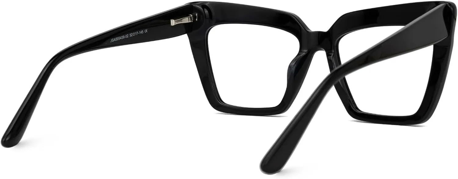 Zeelool Fashion Cat Eye Glasses Frame for Women with Non-prescription Clear Lens Eyeglasses Barnes ZJGA595438