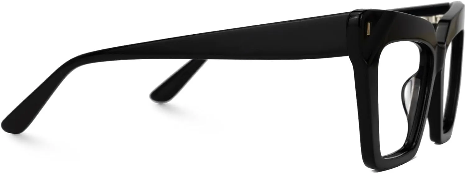 Zeelool Fashion Cat Eye Glasses Frame for Women with Non-prescription Clear Lens Eyeglasses Barnes ZJGA595438
